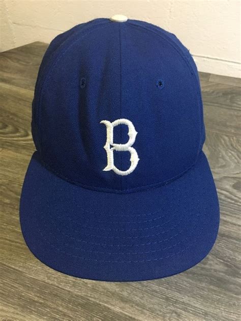 Brooklyn Dodgers Hat Vtg 70s USA Mass Roman Pro MLB Baseball Cap Fitted 7 5/8 #RomanPro #mint # ...