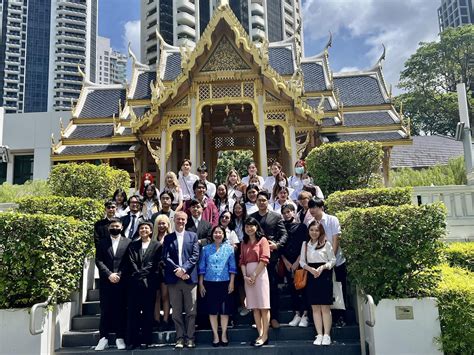 The Royal Thai Embassy in Singapore welcomed 37 students and lecturers ...