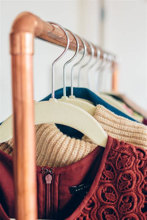 DIY Copper Clothing Rack