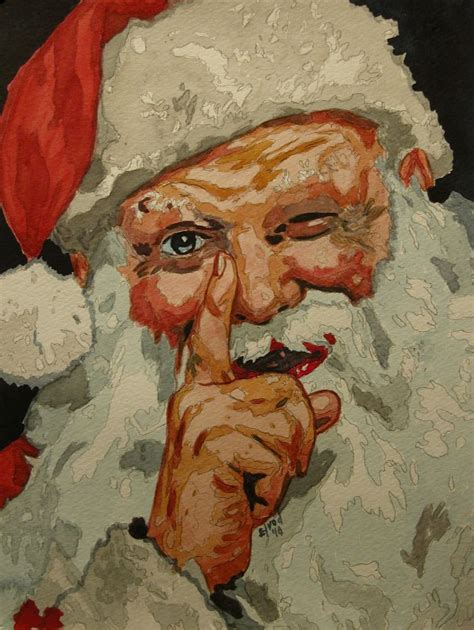 Santa_Claus_Watercolor | Christmas watercolor, Santa paintings, Santa art