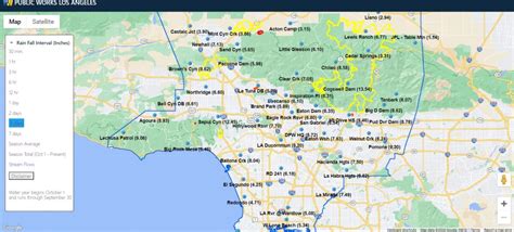 Updated rain map: Here are the wettest spots in Los Angeles County ...