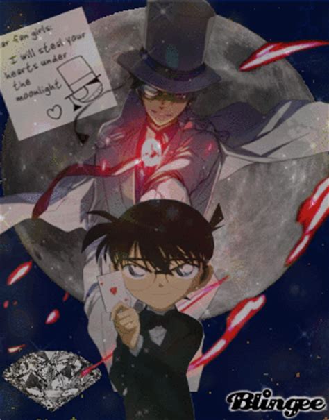 Conan VS Kaito KID Picture #127923982 | Blingee.com