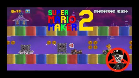 Super Mario Maker 2 - Making Rainbow Road - YouTube