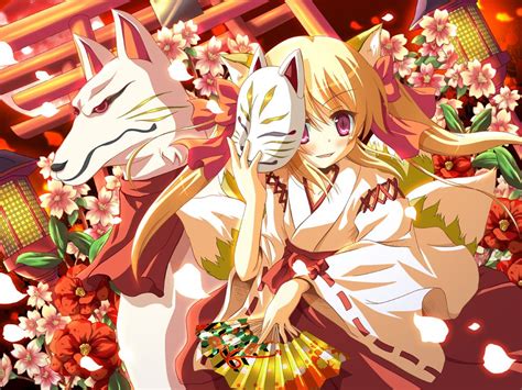 Cool fox girl wallpaper. :D | Anime, Kitsune, Awesome anime