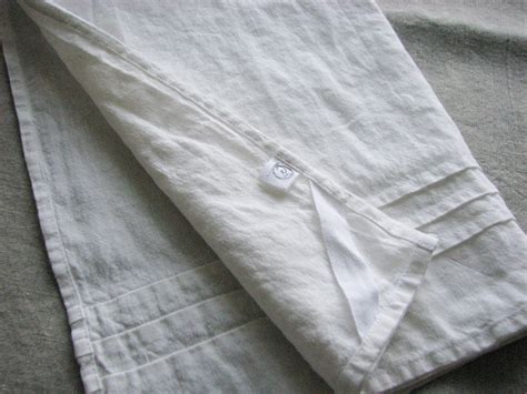 White Linen Tea Towels Kitchen Favors Hand Towel Set of 2 - Etsy