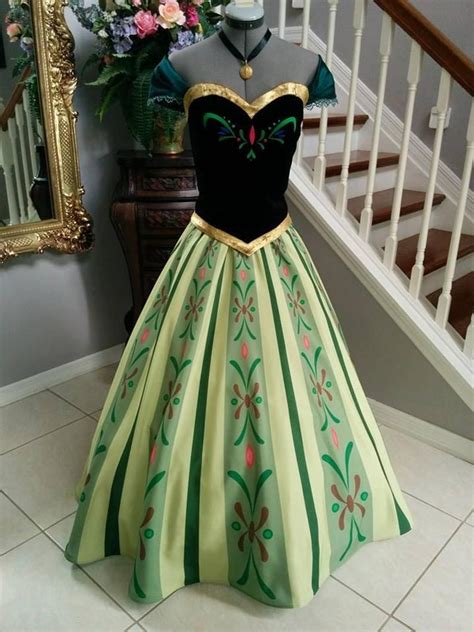 Anna Frozen Coronation dress | Coronation dress, Anna coronation dress, Disney princess dresses