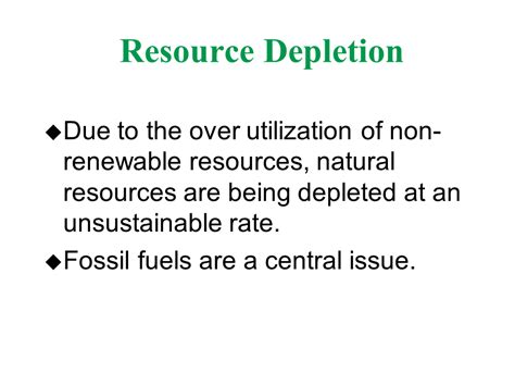 😍 Overutilization of natural resources. Resource depletion. 2019-02-10