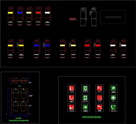 Fire Extinguisher Cabinets Free Cad Block Symbols And Cad Drawing ...