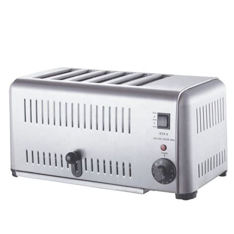 Commercial 6 Slice 310mm Electric Toast Maker