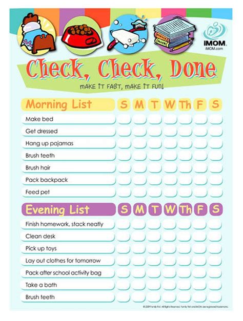 Best Free Printable Chore Charts in 2020 | Charts for kids, Chores for ...