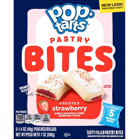 Pop-Tarts Frosted Strawberry Baked Pastry Bites, 7 oz - Shop Toaster pastries at H-E-B