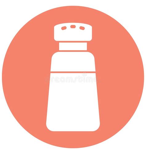 Salt Shaker Isolated Vector Icon Which Can Be Easily Modified or Edit ...