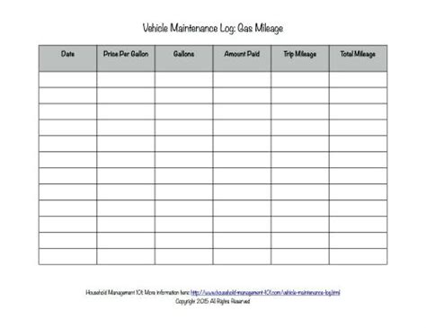 Free Printable Vehicle Maintenance Log: Why You Should Have One In Your Car