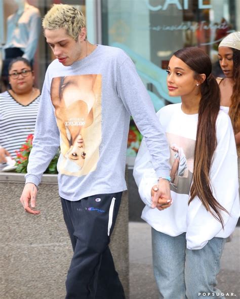 Ariana Grande and Pete Davidson Wearing Sweetener Merch 2018 | POPSUGAR Fashion