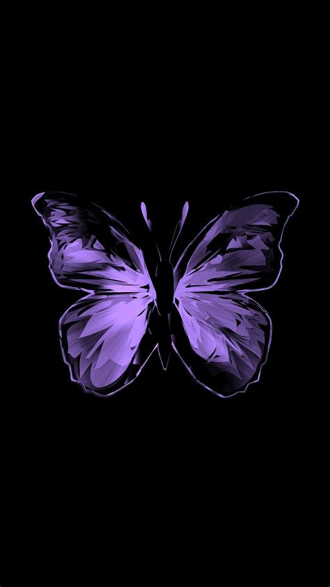 Purple butterfly Black And Purple Wallpaper, Purple Butterfly Wallpaper ...