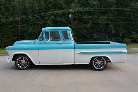 1955 Chevrolet Truck Custom Extended Cab-'59 Fleetside Bed-454 Crate ...