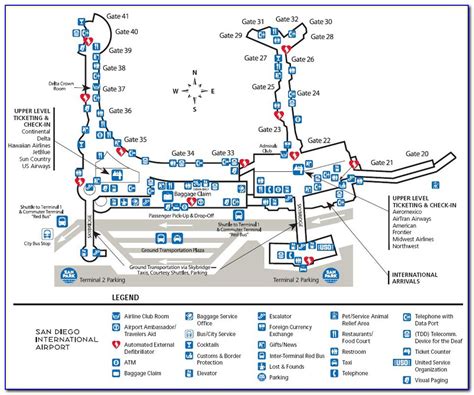 San Diego Airport Parking Map | prosecution2012