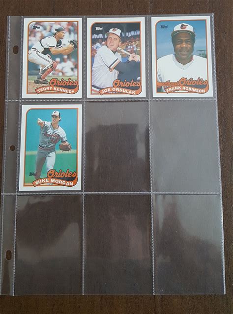 1989 Topps Major Leagues Baseball Cards Baltimore Orioles Set of 22 - Etsy