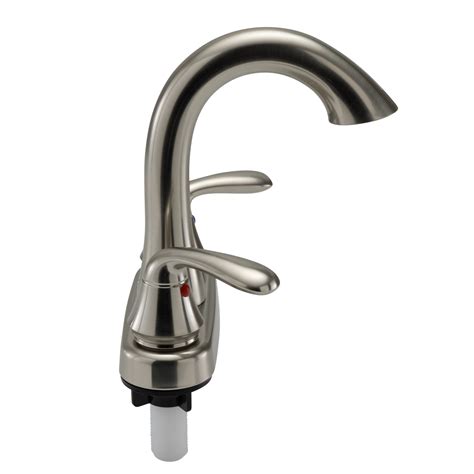 RV Bathroom Faucet with High Arch - Brushed Nickel - RecPro