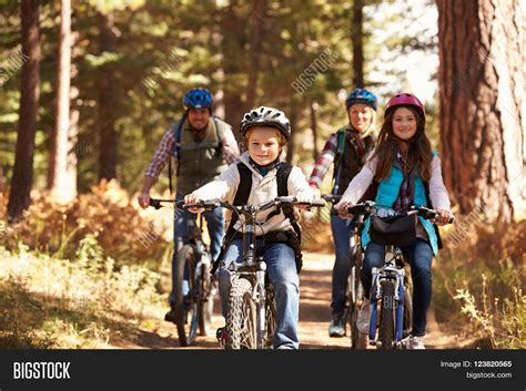 Family Mountain Biking Image & Photo (Free Trial) | Bigstock