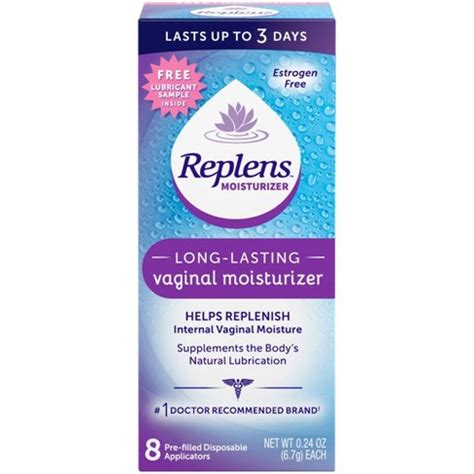 Replens Long Lasting Estrogen Free Vaginal Moisturizer - 1.92oz : Target