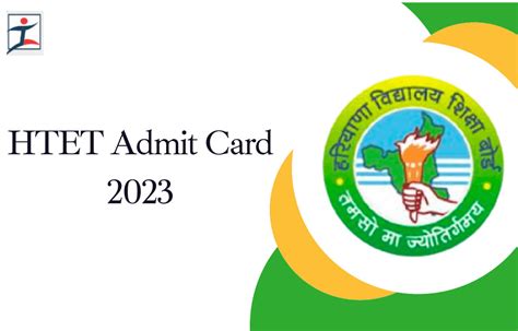 HTET Admit Card 2023 Out at htet2023.in, Direct Download Link