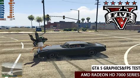 GTA 5 Graphics & FPS Test || i5-3470+Amd Radeon HD 7000 Series 1GB V Ram - YouTube