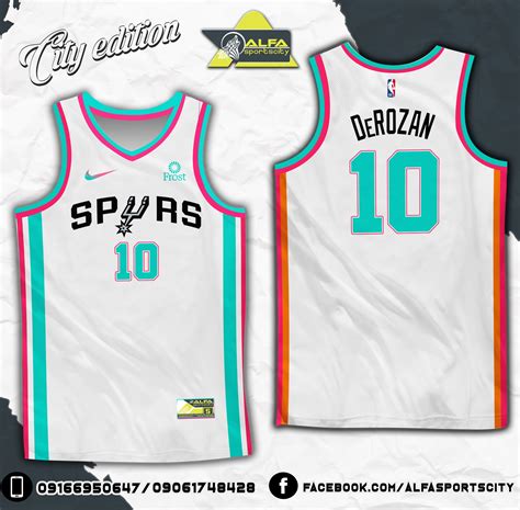 NEW CITY EDITION - FULL SUBLIMATION JERSEY - SPURS (WHITE) | Lazada PH