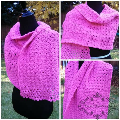 Amazing Grace Prayer Shawl- Free Crochet Pattern - ............Beatrice Ryan Designs............