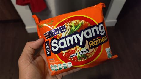 Samyang Original Noodle Ramen Review! - TASTES GREAT!! - YouTube