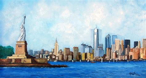 New York City Rebirth 2 Painting by Leonardo Ruggieri