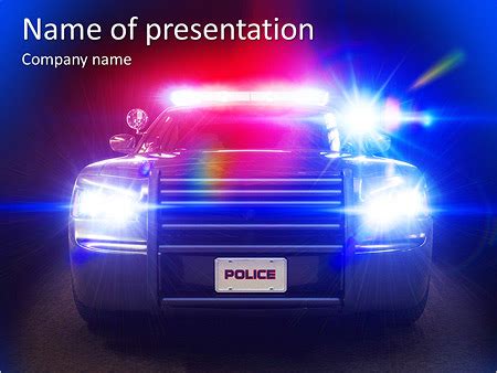 Police Powerpoint Template