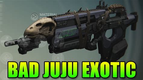 Destiny Bad Juju Exotic Pulse Rifle | Toland's Legacy Bounty - YouTube