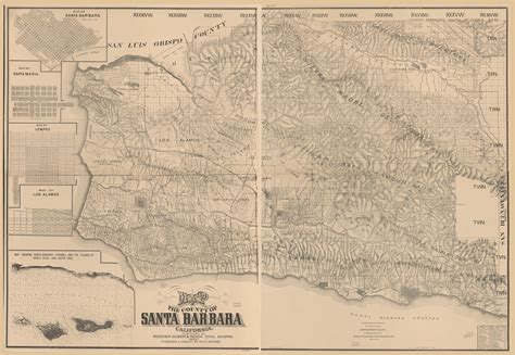 Map of the County of Santa Barbara, California - Copy 1 | Library of ...