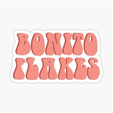 "Bonito Flakes Funny Anime Reference " Sticker for Sale by KofiN | Redbubble