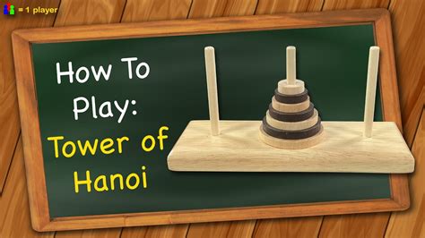 How to play Tower of Hanoi - YouTube