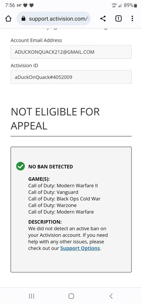 Permanently banned after 56 day shadow ban! : r/activision