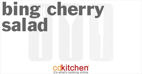 Bing Cherry Salad Recipe | CDKitchen.com