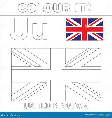 British Flag Coloring Page