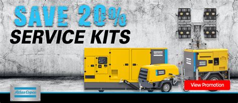 Atlas Copco Service Kits Web Banner | Clark Equipment New Zealand