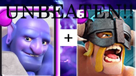 CLASH ROYALE UNBEATABLE ELITE BARBARIANS AND BOWLER DECK STRATEGY - YouTube