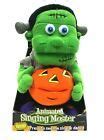 Animated Singing Frankenstein Monster Mash VTG Halloween Plush Toy NEW ...