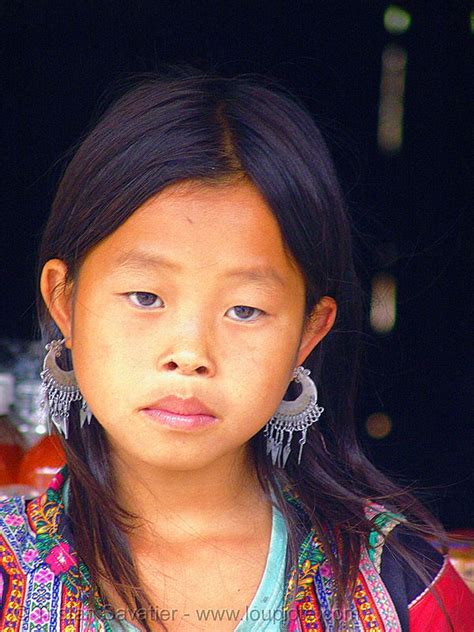 Flower hmong girl Vietnam