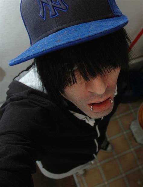 Rings lip Piercing Snakebite lip rings emo boy new era cap… | Flickr ...