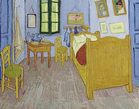 The Bedroom painting (Vincent Van Gogh, Artists)