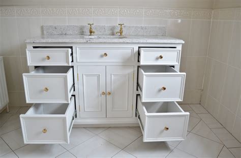 Deanery Bespoke Undermounted Large Bathroom Cabinet - Deanery Furniture