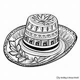 Sombrero Coloring Pages  Free & Printable sketch template