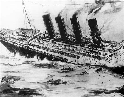 Sinking Of The Lusitania Photograph by Underwood Archives - Fine Art America