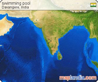 swimming pool | Davangere Google Satellite Map