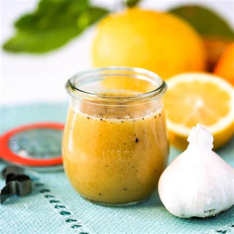 Citrus Vinaigrette Salad Dressing Recipe - Salty Canary